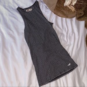 black & white striped tank top